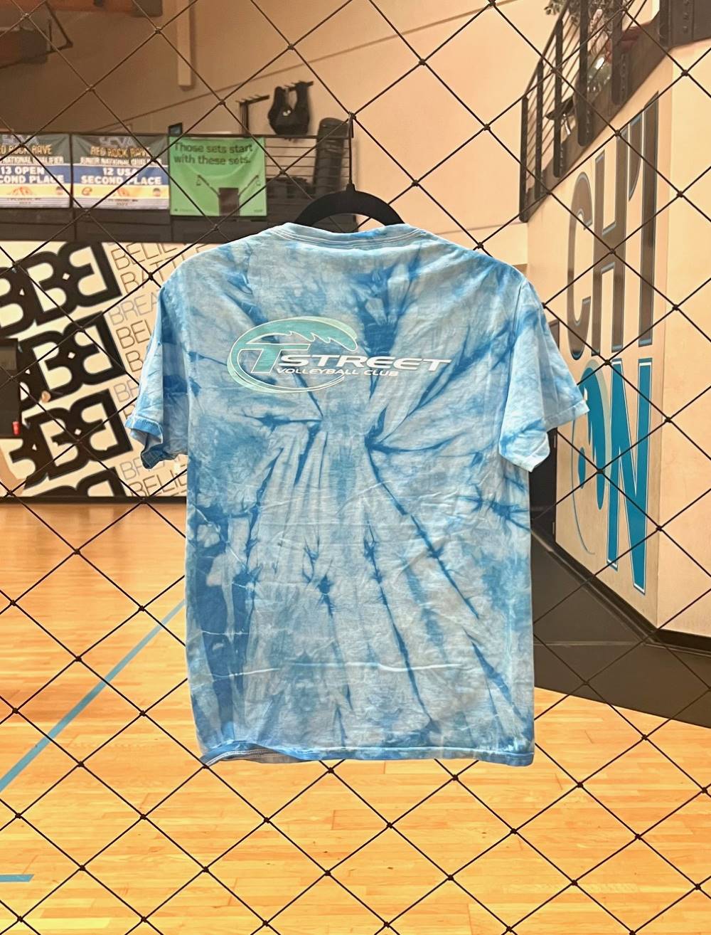 Blue Spider Tie Dye SS T-Shirt