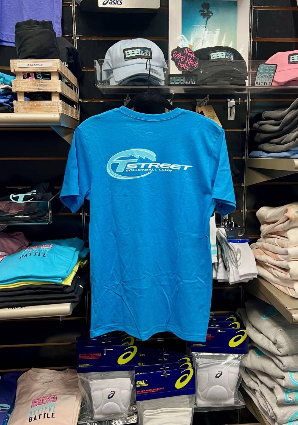 Bella Neon Blue T-Wave T-Shirt