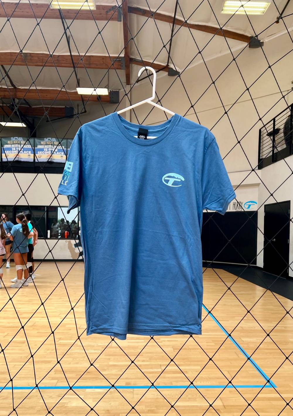 Smoky Blue T-Wave T-Shirt