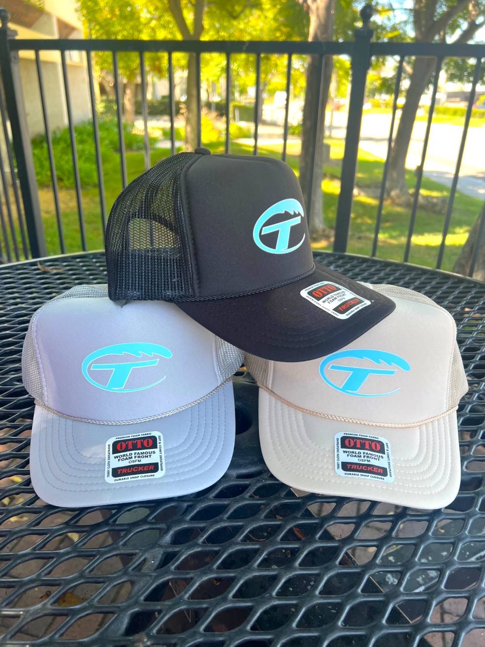 Foam Trucker Hat - Black, Grey, Tan/Beige