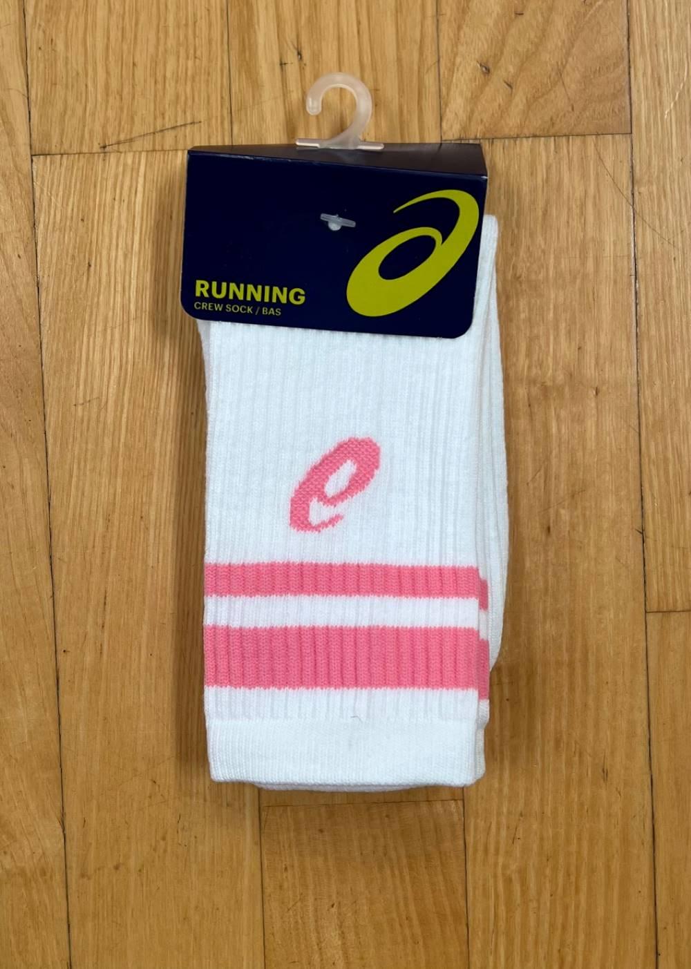 ASICS Old School Pink Crew Socks