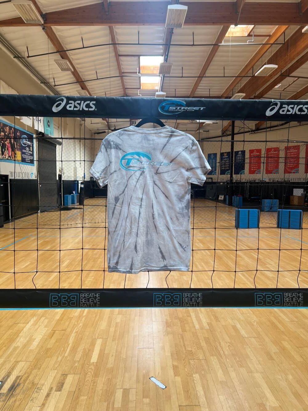 Silver Tie Dye T-Wave Tshirt