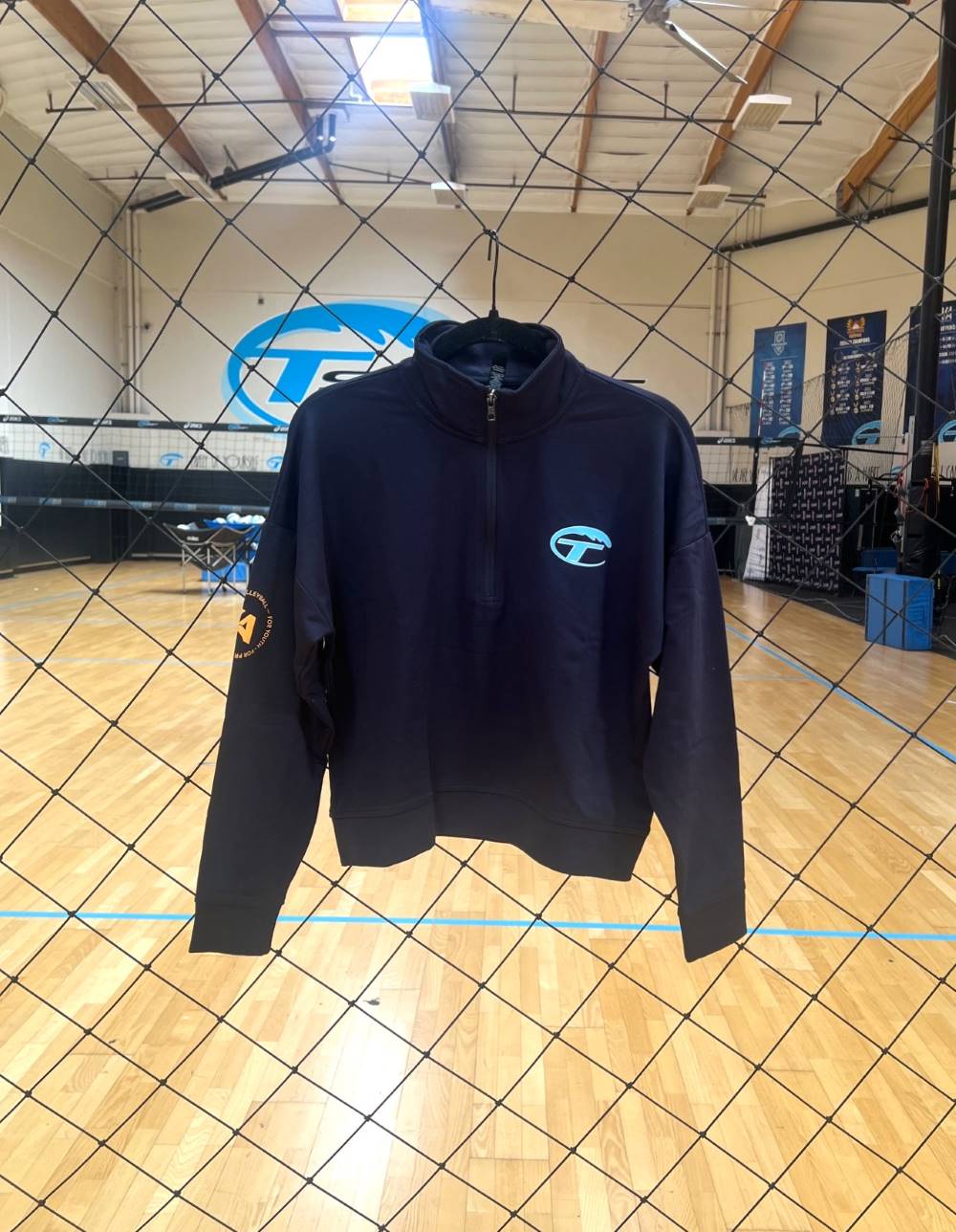 Women's Perform Navy Blue Quarter Zip